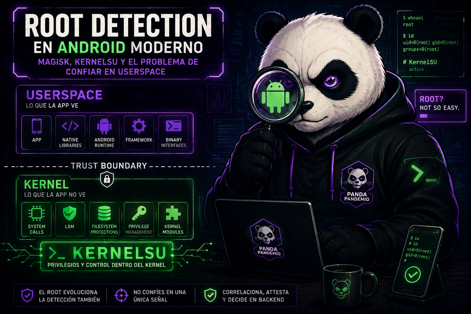 Root Detection en Android moderno - Magisk, KernelSU y userspace