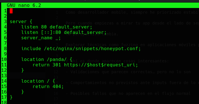 Server block de Nginx